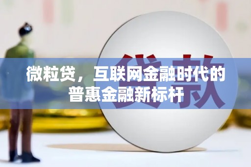 郴州微粒贷，互联网金融时代的普惠金融新标杆