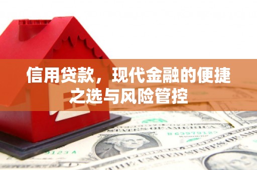 郴州信用贷款，现代金融的便捷之选与风险管控