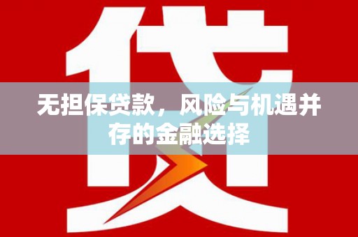 郴州无担保贷款，风险与机遇并存的金融选择