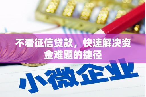 郴州不看征信贷款，快速解决资金难题的捷径