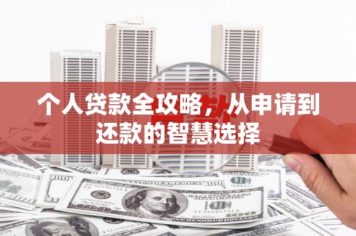 郴州个人贷款全攻略，从申请到还款的智慧选择