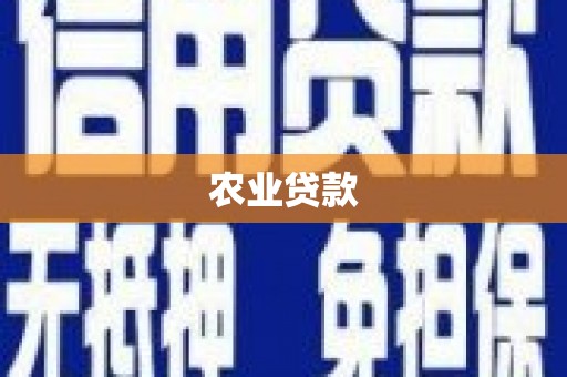 郴州农业贷款