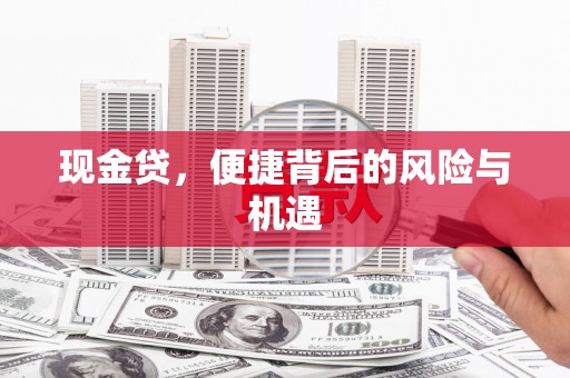 郴州现金贷，便捷背后的风险与机遇