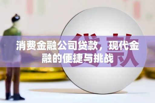 郴州消费金融公司贷款，现代金融的便捷与挑战