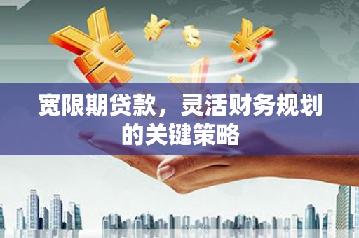 郴州宽限期贷款，灵活财务规划的关键策略