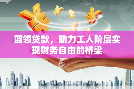 郴州蓝领贷款，助力工人阶层实现财务自由的桥梁