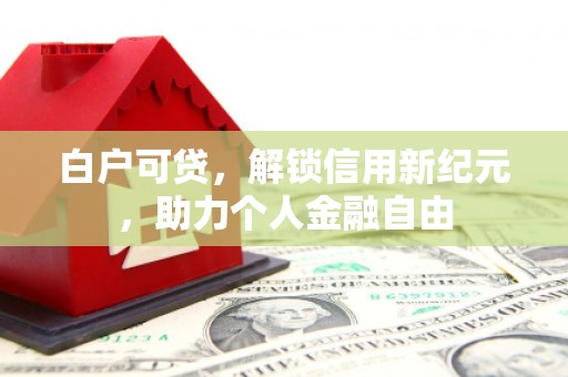 郴州白户可贷，解锁信用新纪元，助力个人金融自由