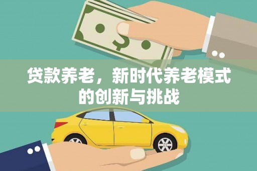 郴州贷款养老，新时代养老模式的创新与挑战