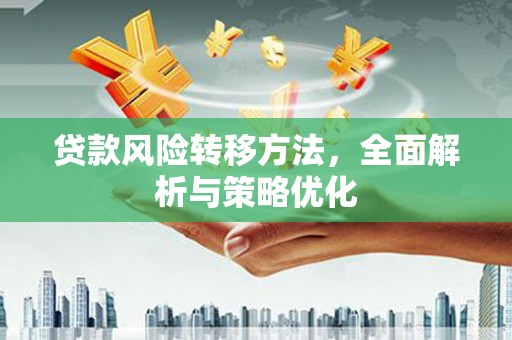 郴州贷款风险转移方法，全面解析与策略优化