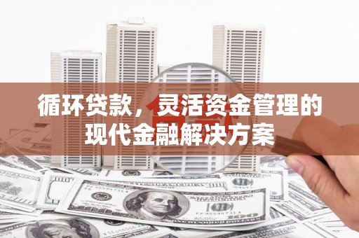 郴州循环贷款，灵活资金管理的现代金融解决方案