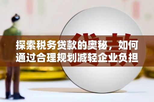 郴州探索税务贷款的奥秘，如何通过合理规划减轻企业负担