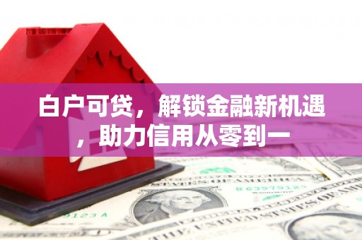 郴州白户可贷，解锁金融新机遇，助力信用从零到一