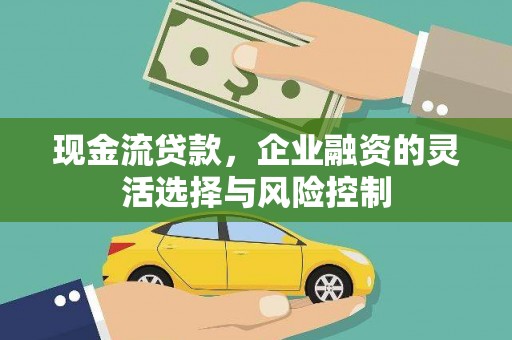 郴州现金流贷款，企业融资的灵活选择与风险控制