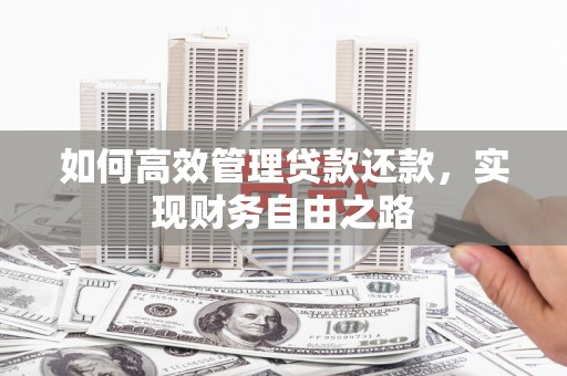 郴州如何高效管理贷款还款，实现财务自由之路