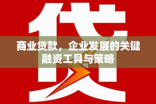 郴州商业贷款，企业发展的关键融资工具与策略