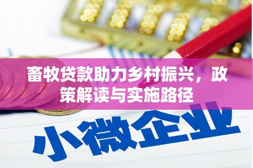 郴州畜牧贷款助力乡村振兴，政策解读与实施路径