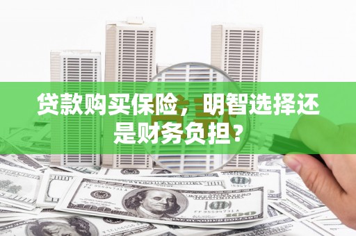 郴州贷款购买保险，明智选择还是财务负担？