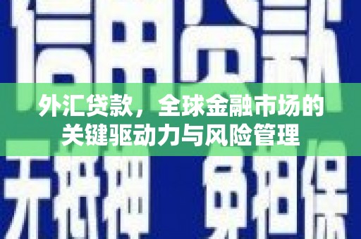 郴州外汇贷款，全球金融市场的关键驱动力与风险管理