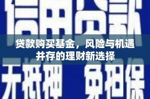 郴州贷款购买基金，风险与机遇并存的理财新选择