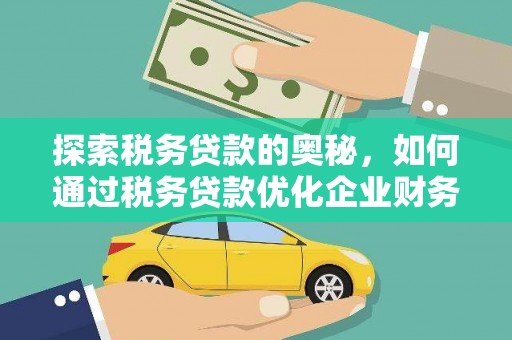 郴州探索税务贷款的奥秘，如何通过税务贷款优化企业财务