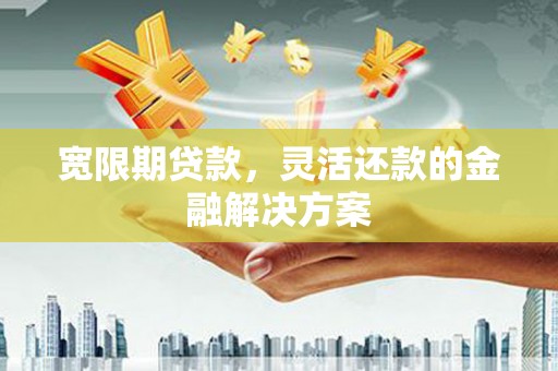 郴州宽限期贷款，灵活还款的金融解决方案