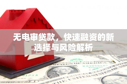 郴州无电审贷款，快速融资的新选择与风险解析