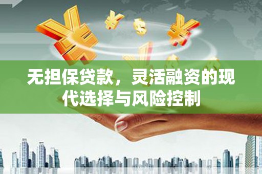 郴州无担保贷款，灵活融资的现代选择与风险控制
