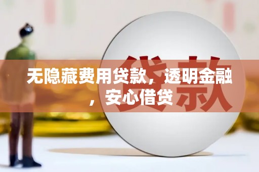 郴州无隐藏费用贷款，透明金融，安心借贷