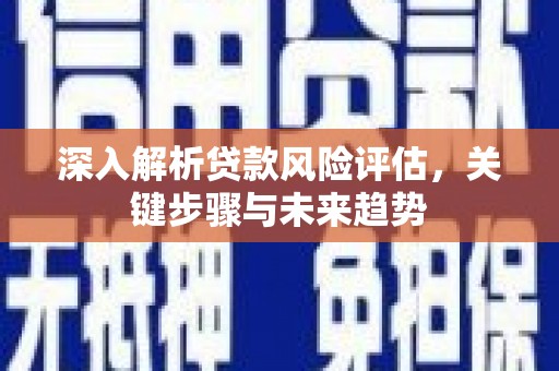 郴州深入解析贷款风险评估，关键步骤与未来趋势