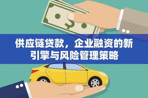 郴州供应链贷款，企业融资的新引擎与风险管理策略