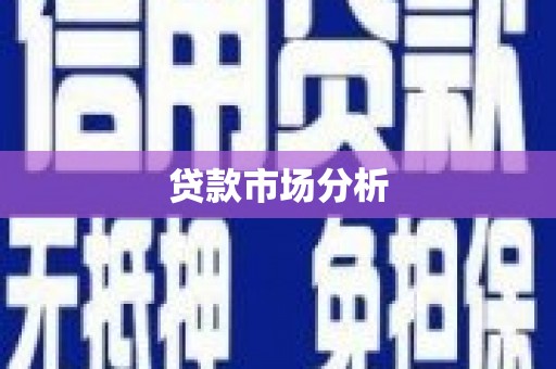 郴州贷款市场分析