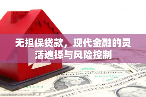 郴州无担保贷款，现代金融的灵活选择与风险控制