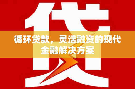郴州循环贷款，灵活融资的现代金融解决方案