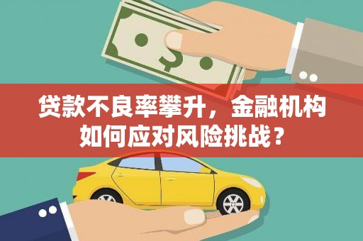 郴州贷款不良率攀升，金融机构如何应对风险挑战？