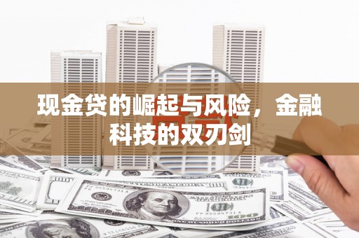 郴州现金贷的崛起与风险，金融科技的双刃剑