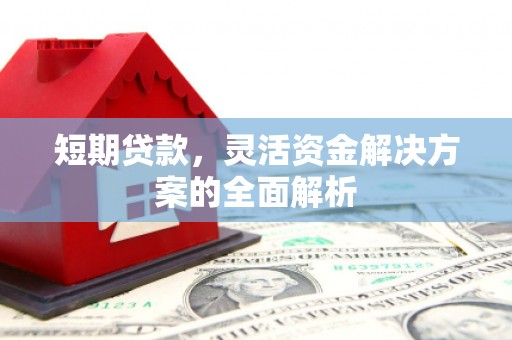 郴州短期贷款，灵活资金解决方案的全面解析