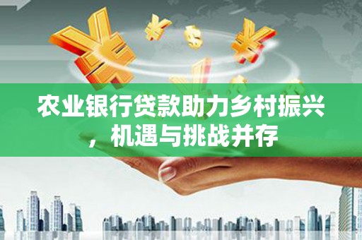 郴州农业银行贷款助力乡村振兴，机遇与挑战并存