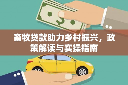 郴州畜牧贷款助力乡村振兴，政策解读与实操指南