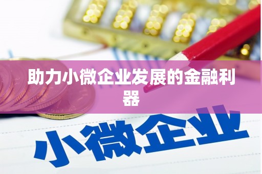 郴州助力小微企业发展的金融利器