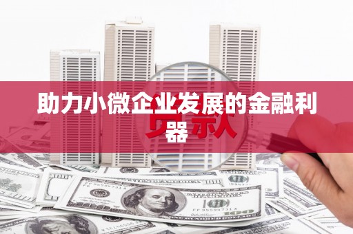 郴州助力小微企业发展的金融利器