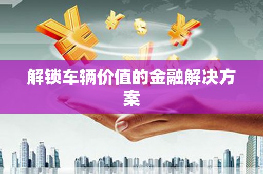 郴州解锁车辆价值的金融解决方案