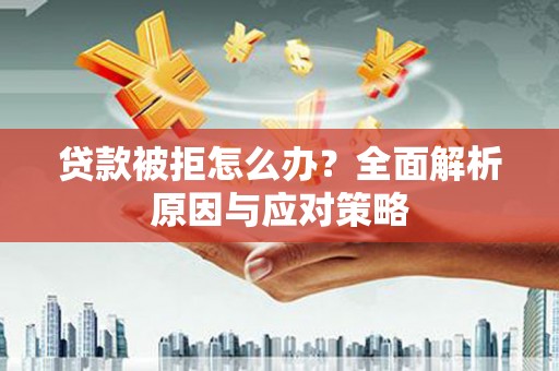 郴州贷款被拒怎么办？全面解析原因与应对策略