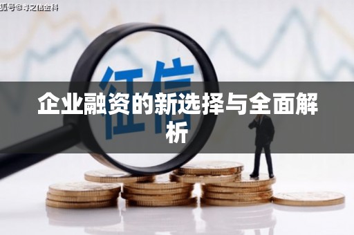 郴州企业融资的新选择与全面解析