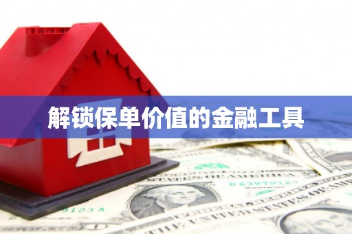 郴州解锁保单价值的金融工具