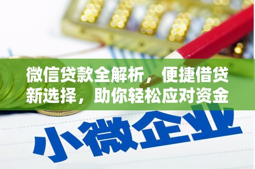 郴州微信贷款全解析，便捷借贷新选择，助你轻松应对资金需求