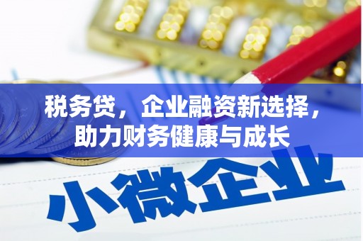 郴州税务贷，企业融资新选择，助力财务健康与成长